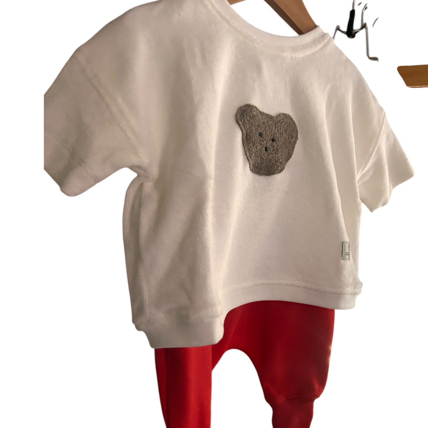Sweat-Hose lang rot