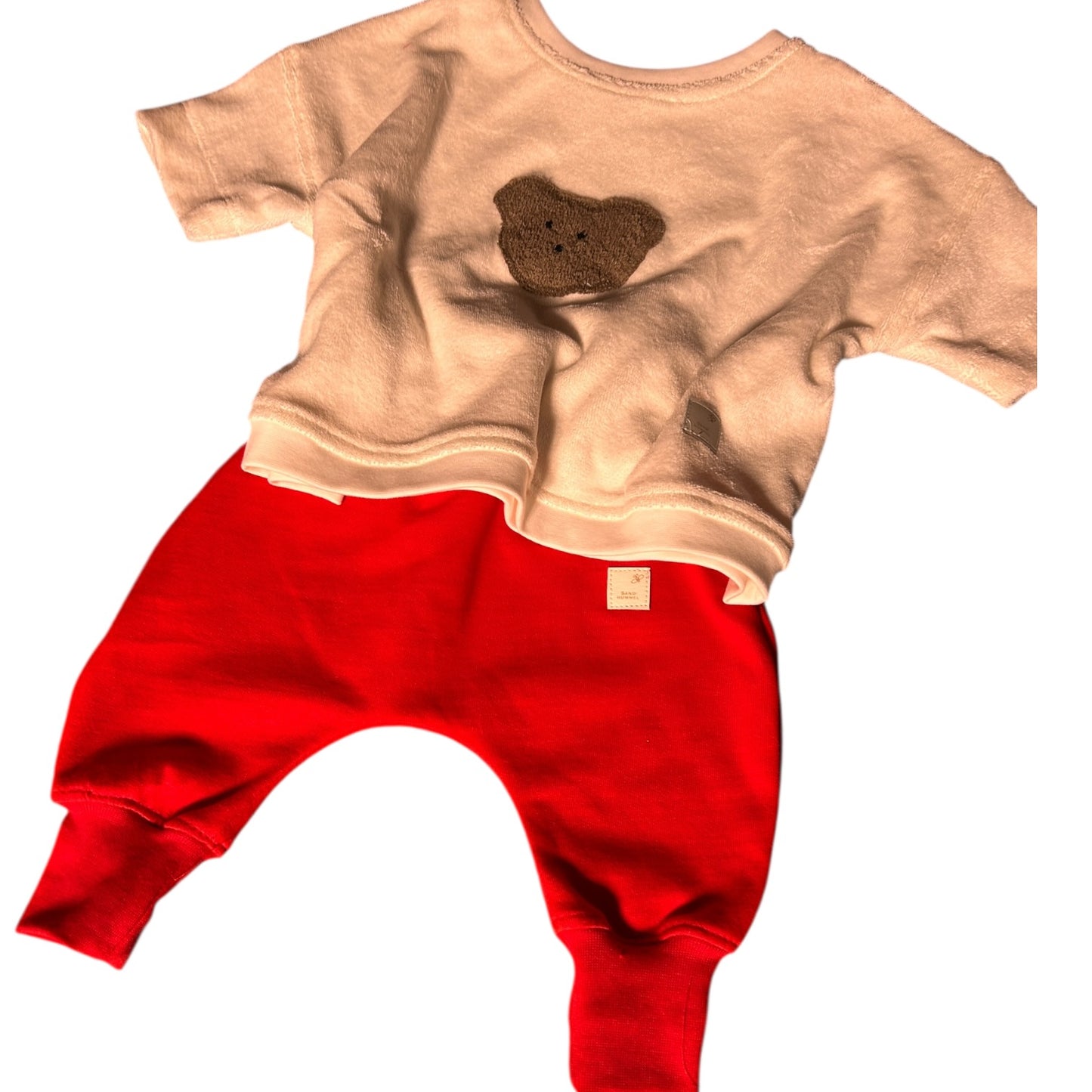 Sweat-Hose lang rot