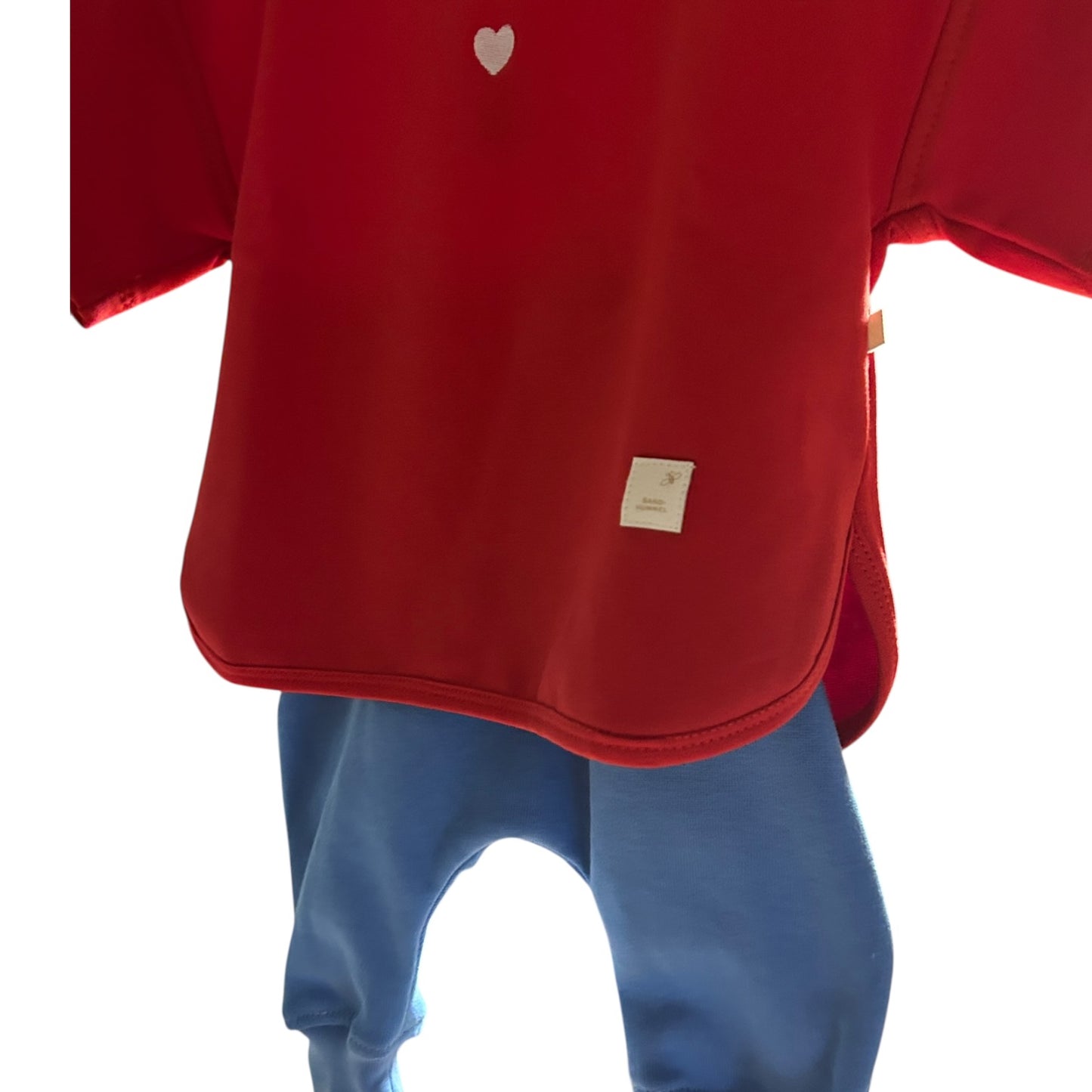 Sweat-Hose lang blau