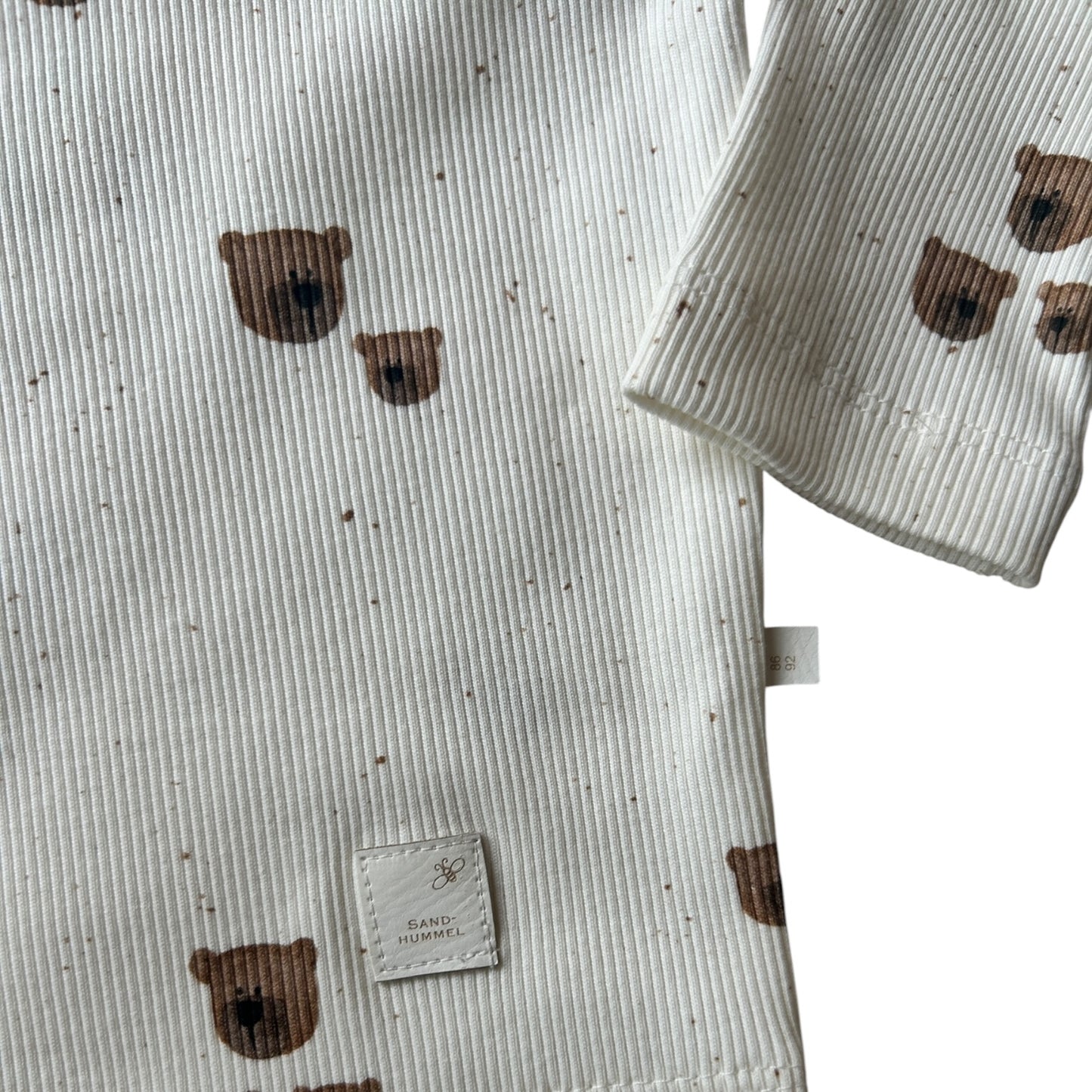 Shirt Rib Jersey Dekor Bärentrio langärmlig