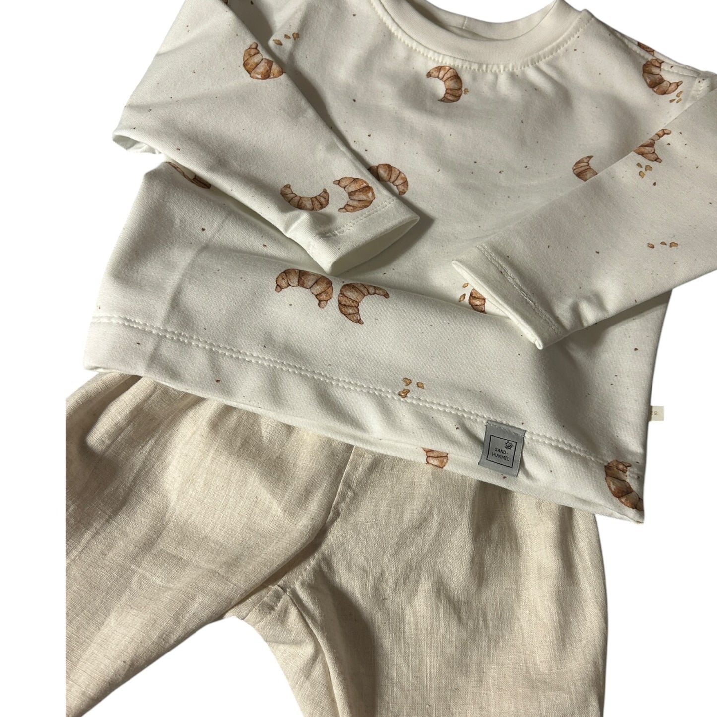 Sommerleinen-Hose beige