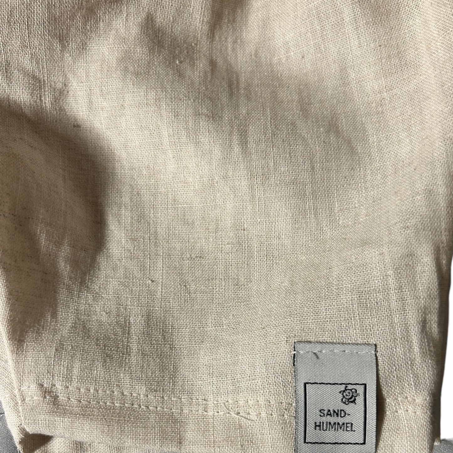 Sommerleinen-Hose beige