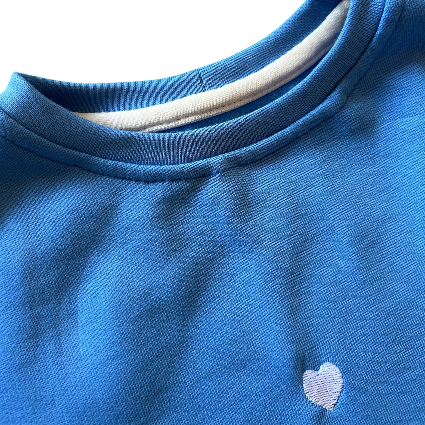Shirt Herz blau