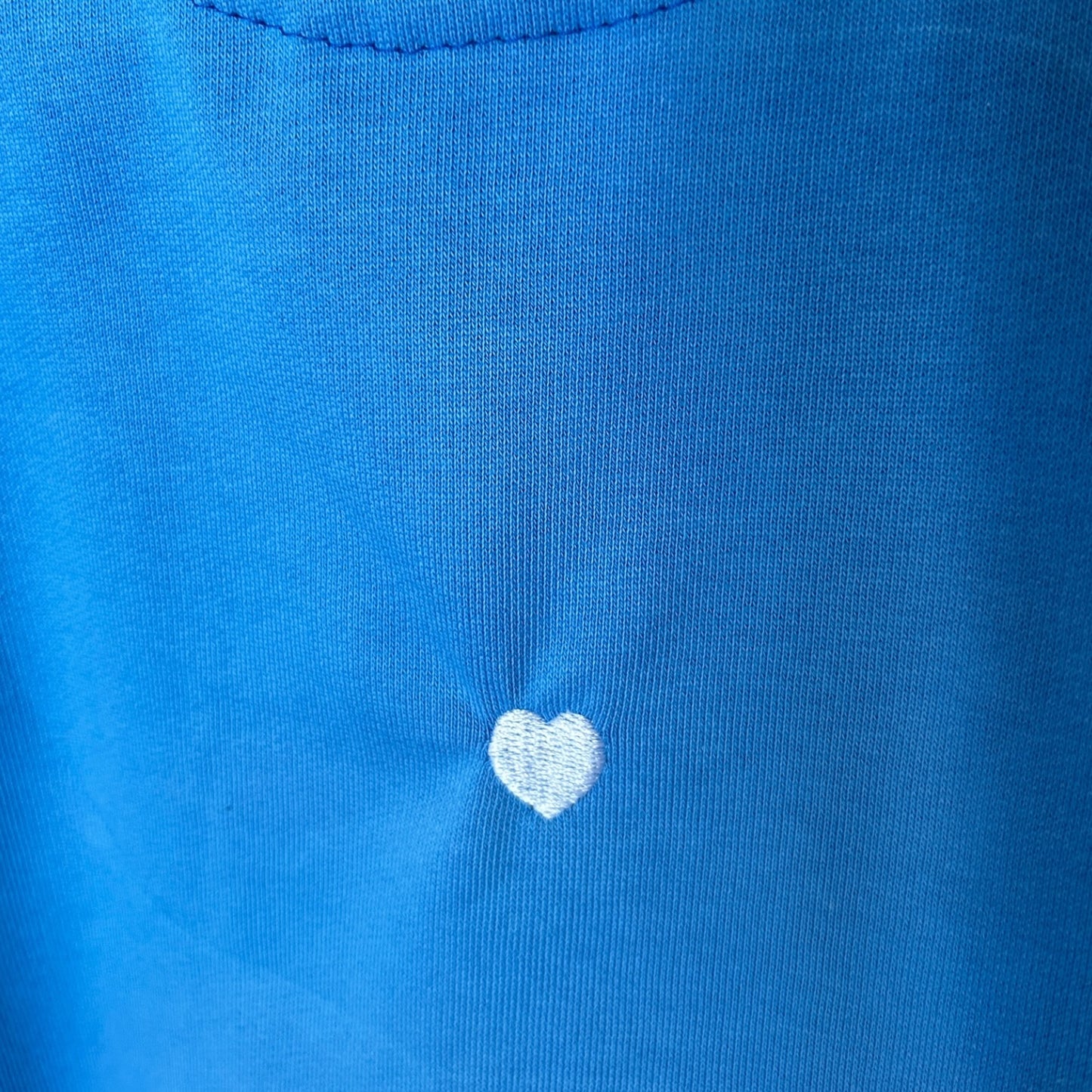 Shirt Herz blau