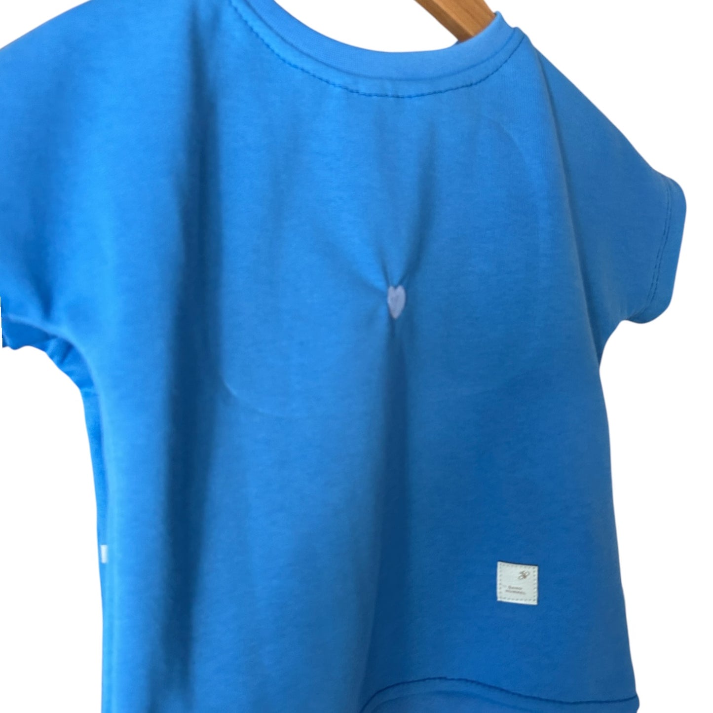 Shirt Herz blau