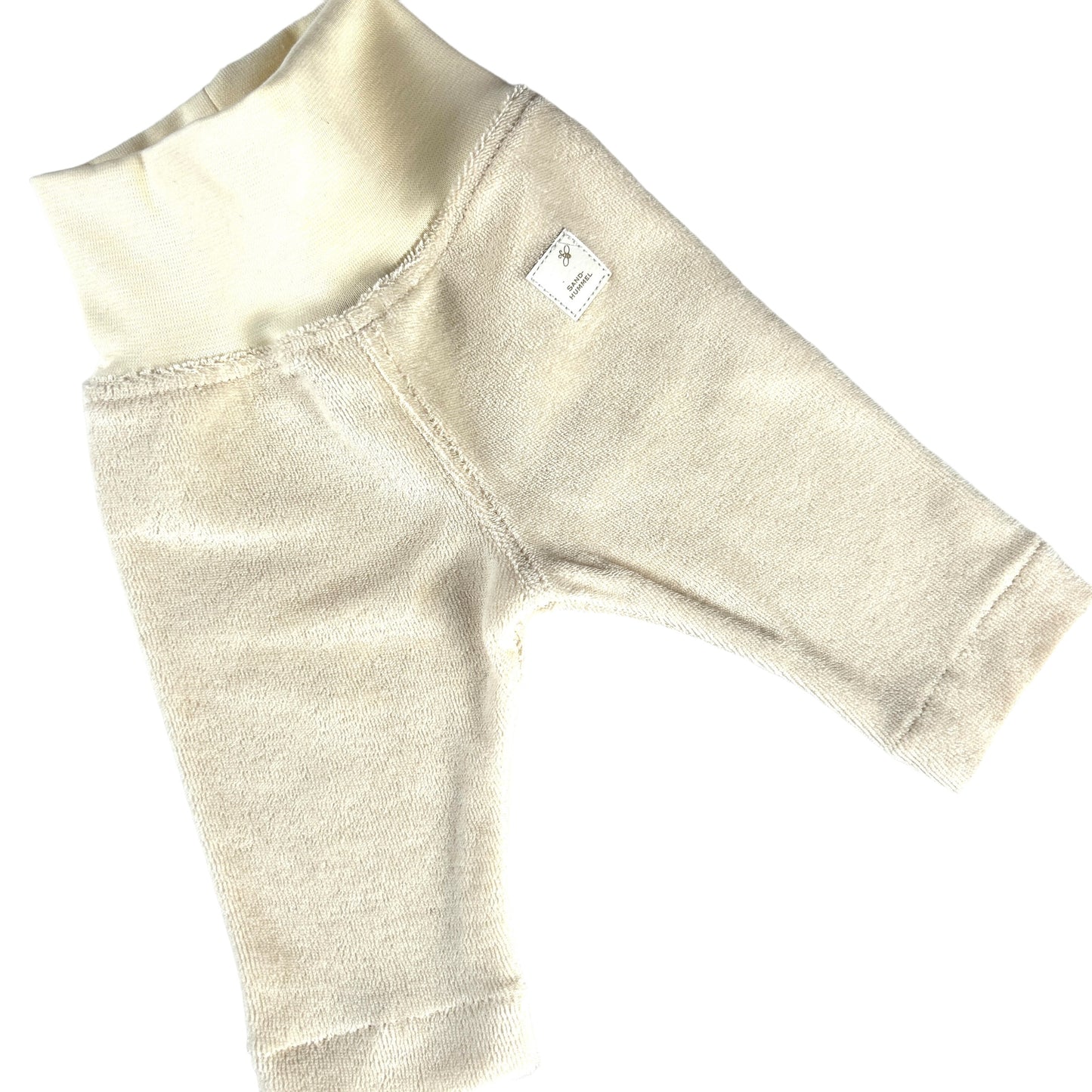 Leggins Strickfrottee beige