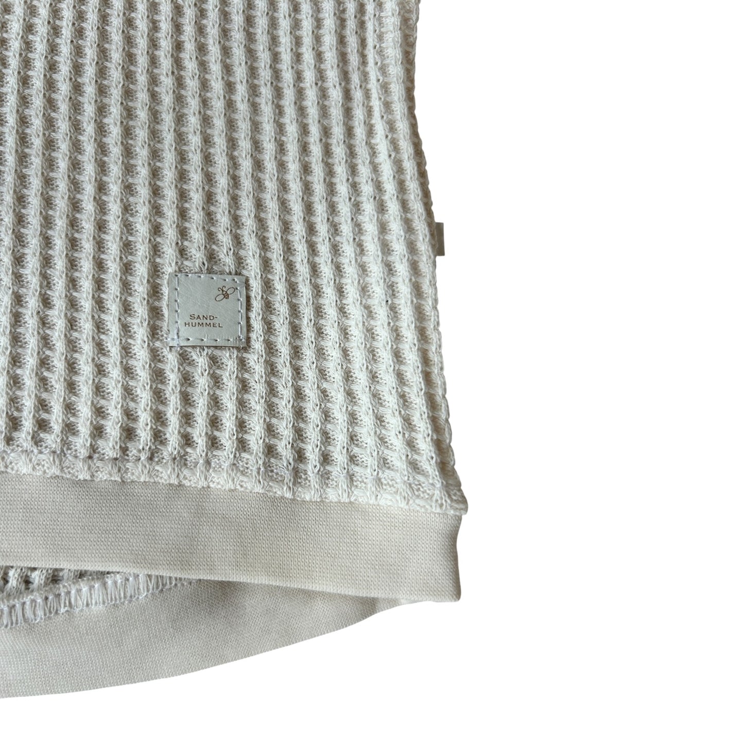 Pullover langaermlig Waffelstrick mit gesticktem Herzchen oversized