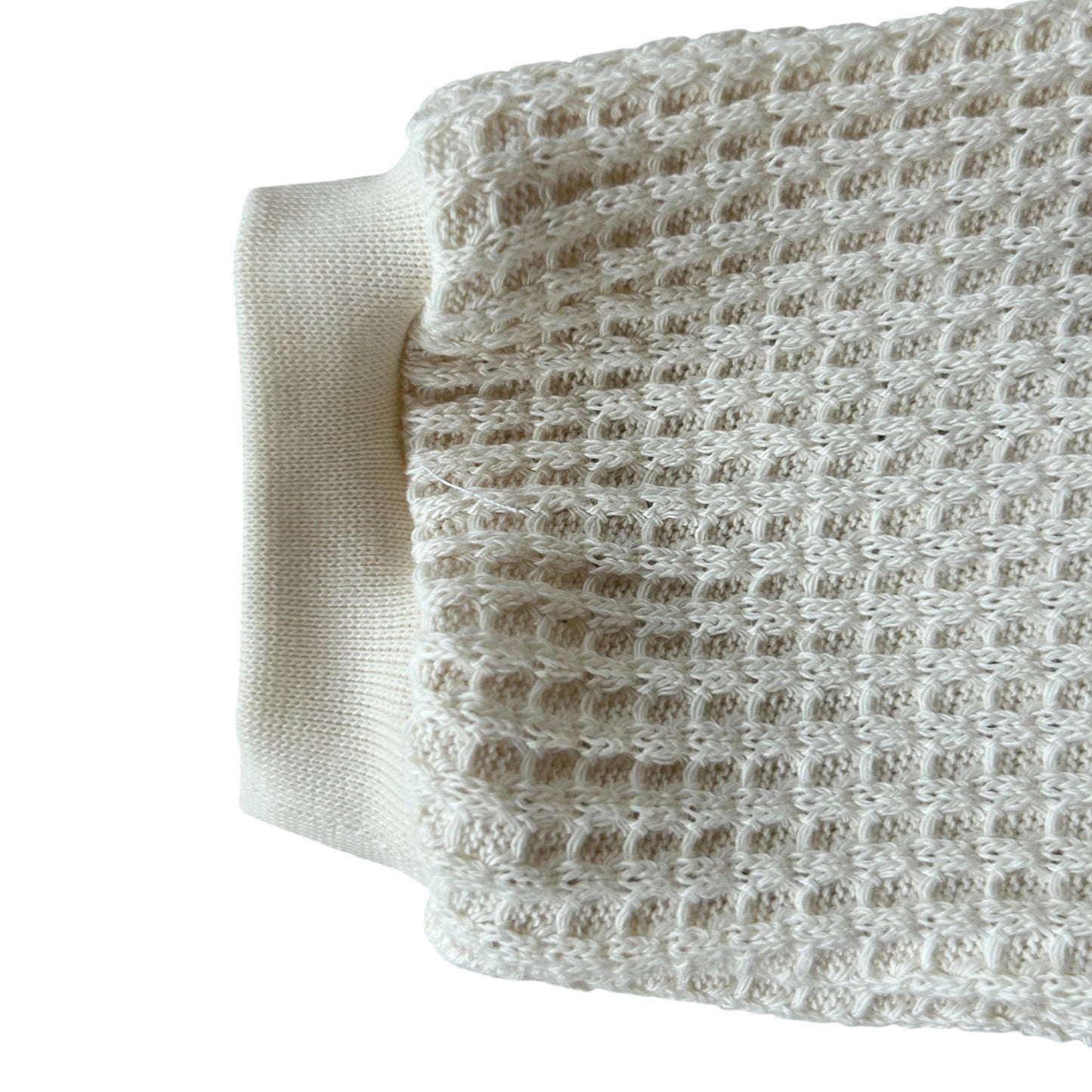 Pullover langaermlig Waffelstrick mit gesticktem Herzchen oversized