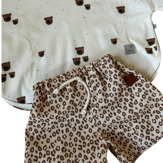 Hose kurz Rib-Jersey Leo