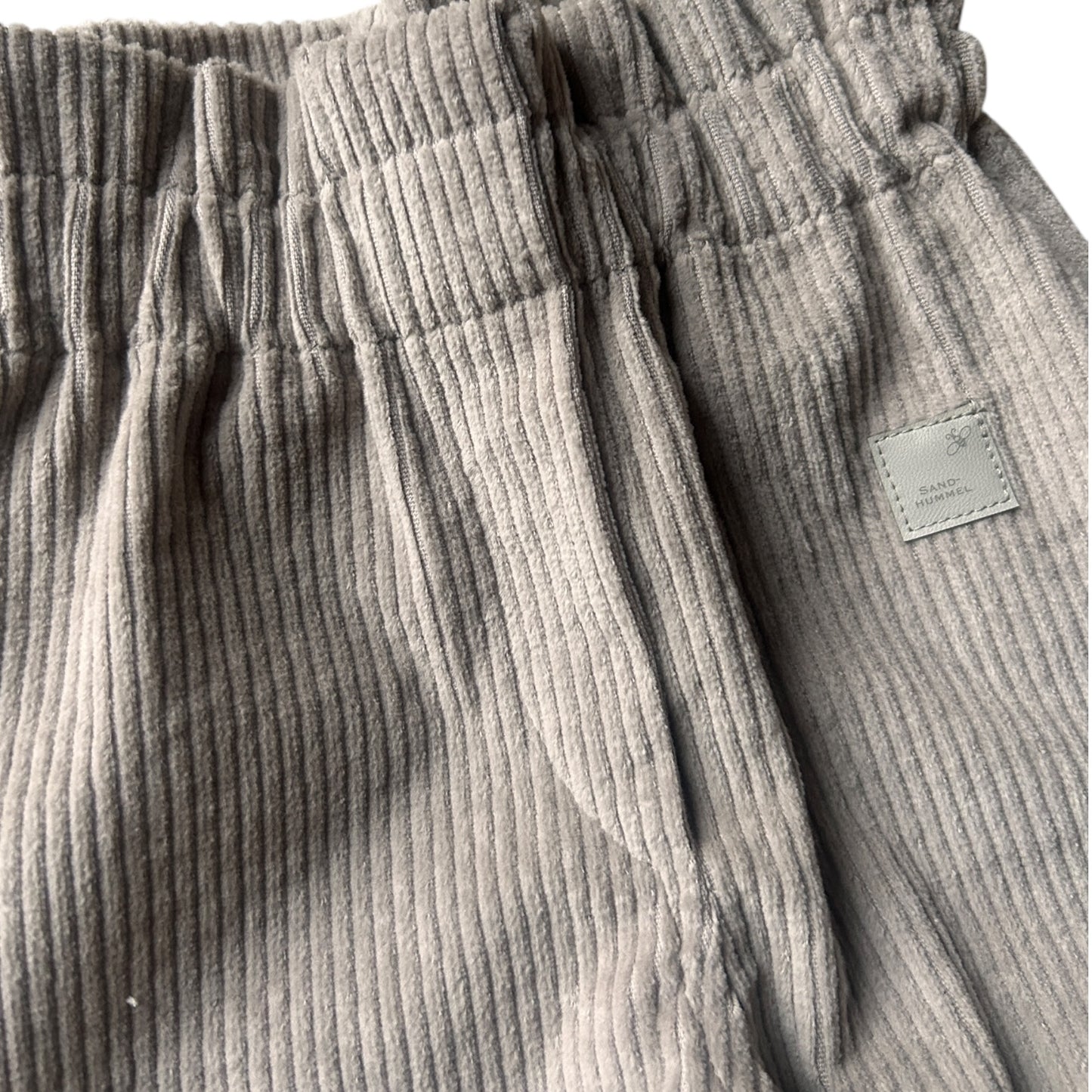 Hose lang Baumwoll-Breitcord sand