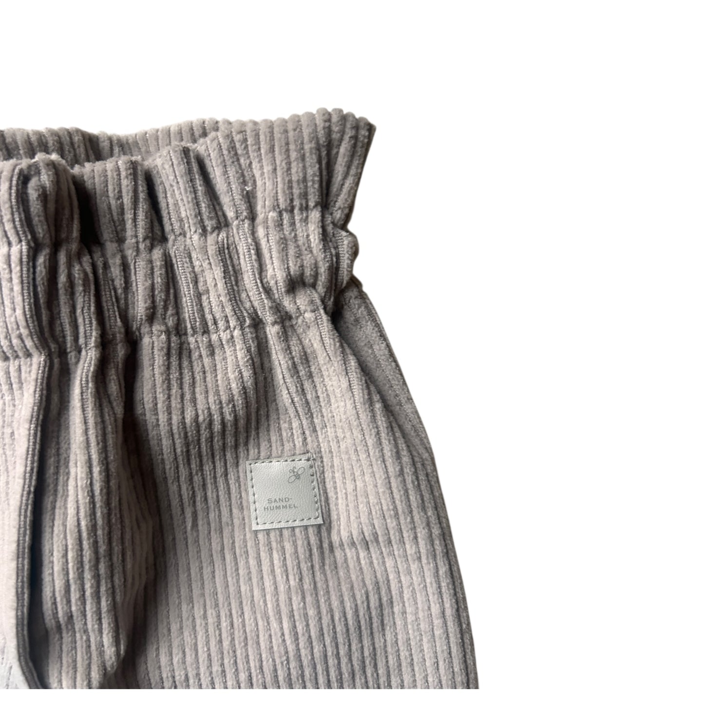 Hose lang Baumwoll-Breitcord sand