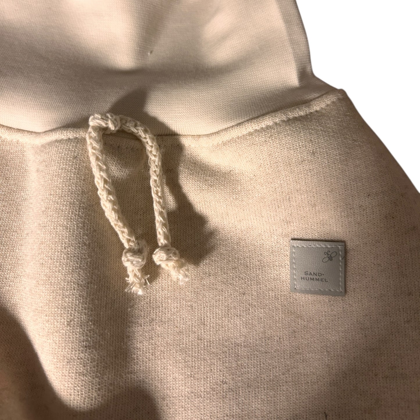 Sweat-Hose lang Baumwollleinen  beige