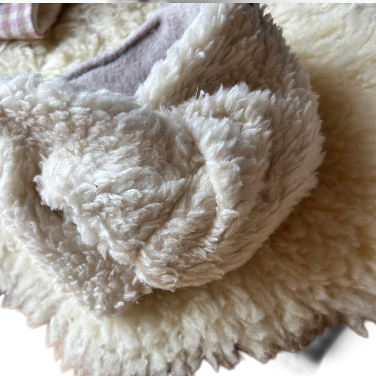 Gefüttertes  Fleece  Haarband  mit Knoten