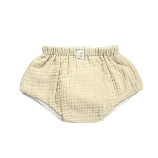 Pumphose kurz Musselin gefüttert beige