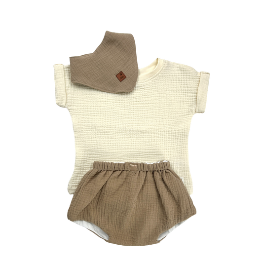Shirt Musselin Vanille
