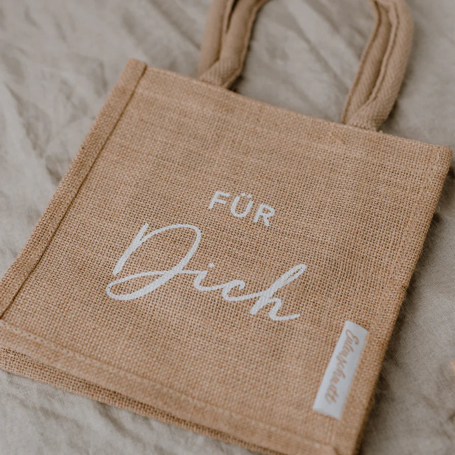 Jutetasche verschiedene Dekore